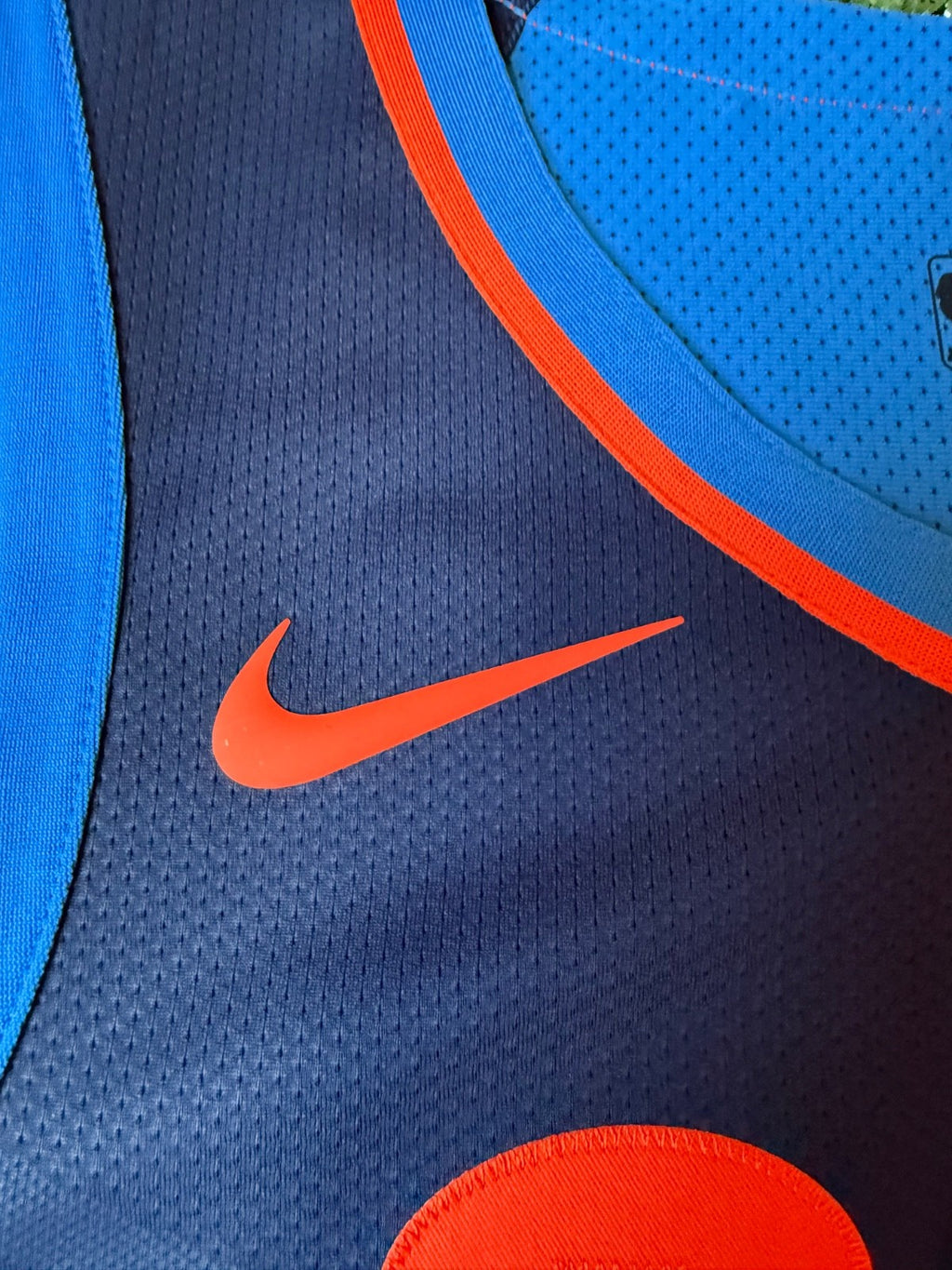 Russell Westbrook Oklahoma City Thunder Jersey #0 Nike Aeroswift Authentic Blue Size 44 (M) NBA