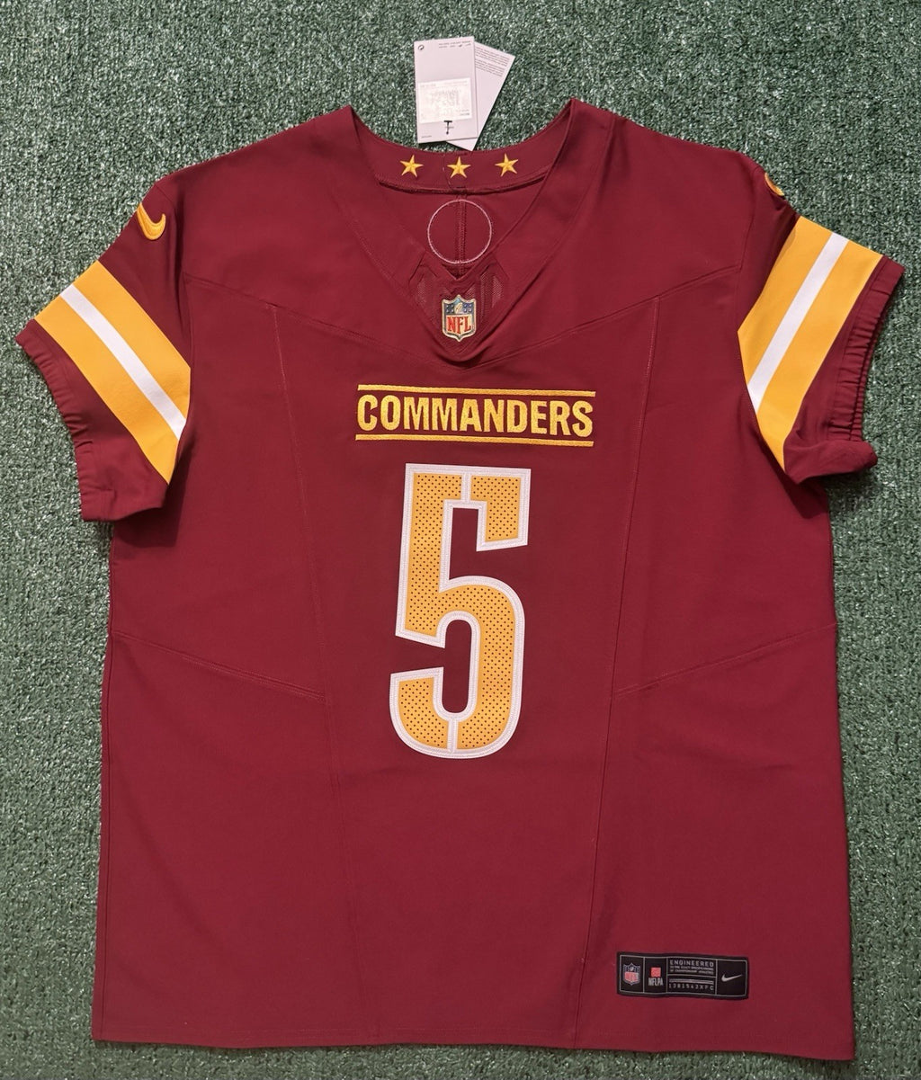 Jayden Daniels Washington Commanders Jersey #5 Nike Vapor Fuse Elite red size 48 (XL) NFL