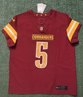 Jayden Daniels Washington Commanders Jersey #5 Nike Vapor Fuse Elite red size 48 (XL) NFL