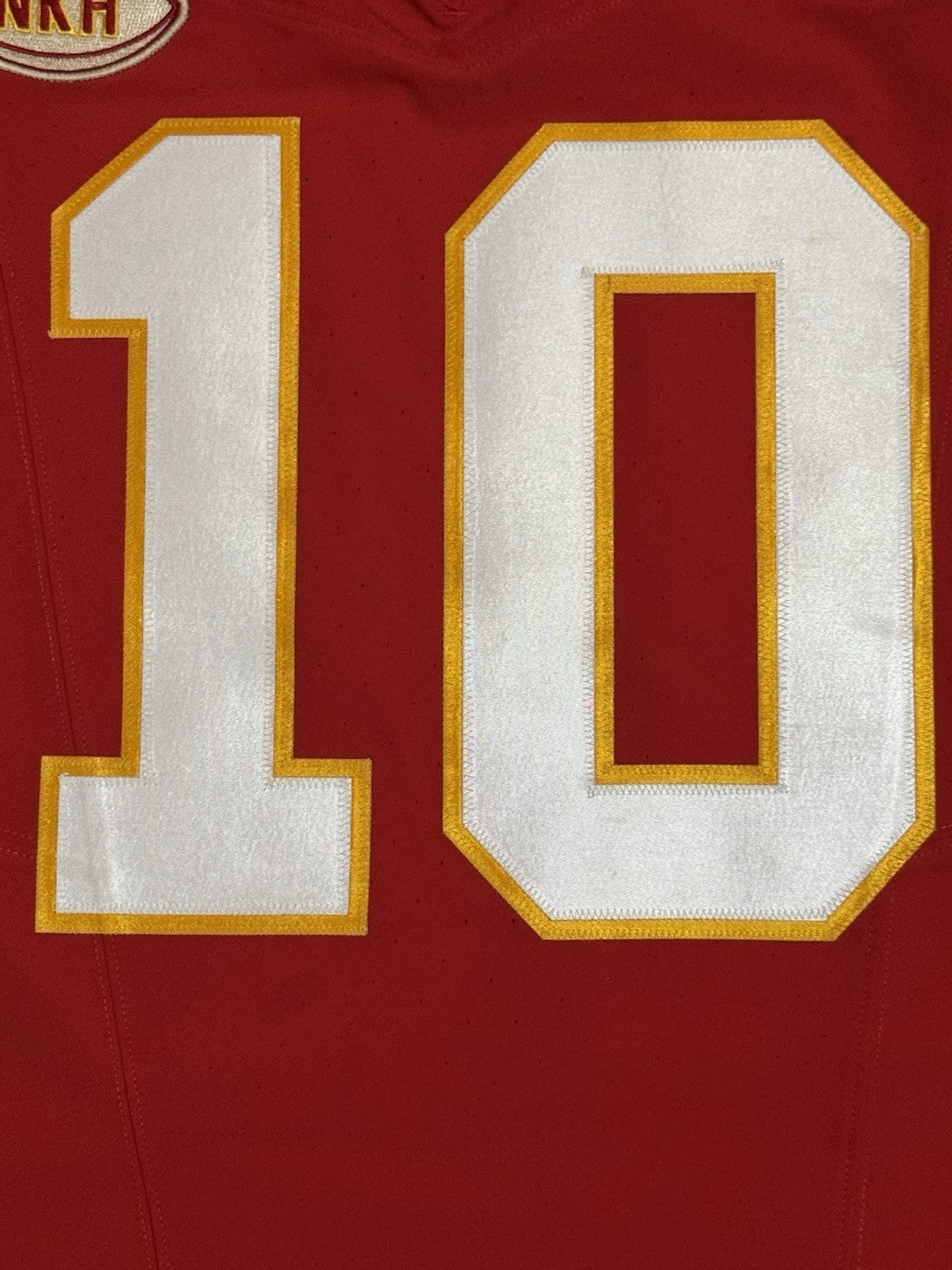 Isiah Pacheco Kansas City Chiefs Jersey #10 Nike Vapor Fuse Elite Red Size 44 (L) NFL