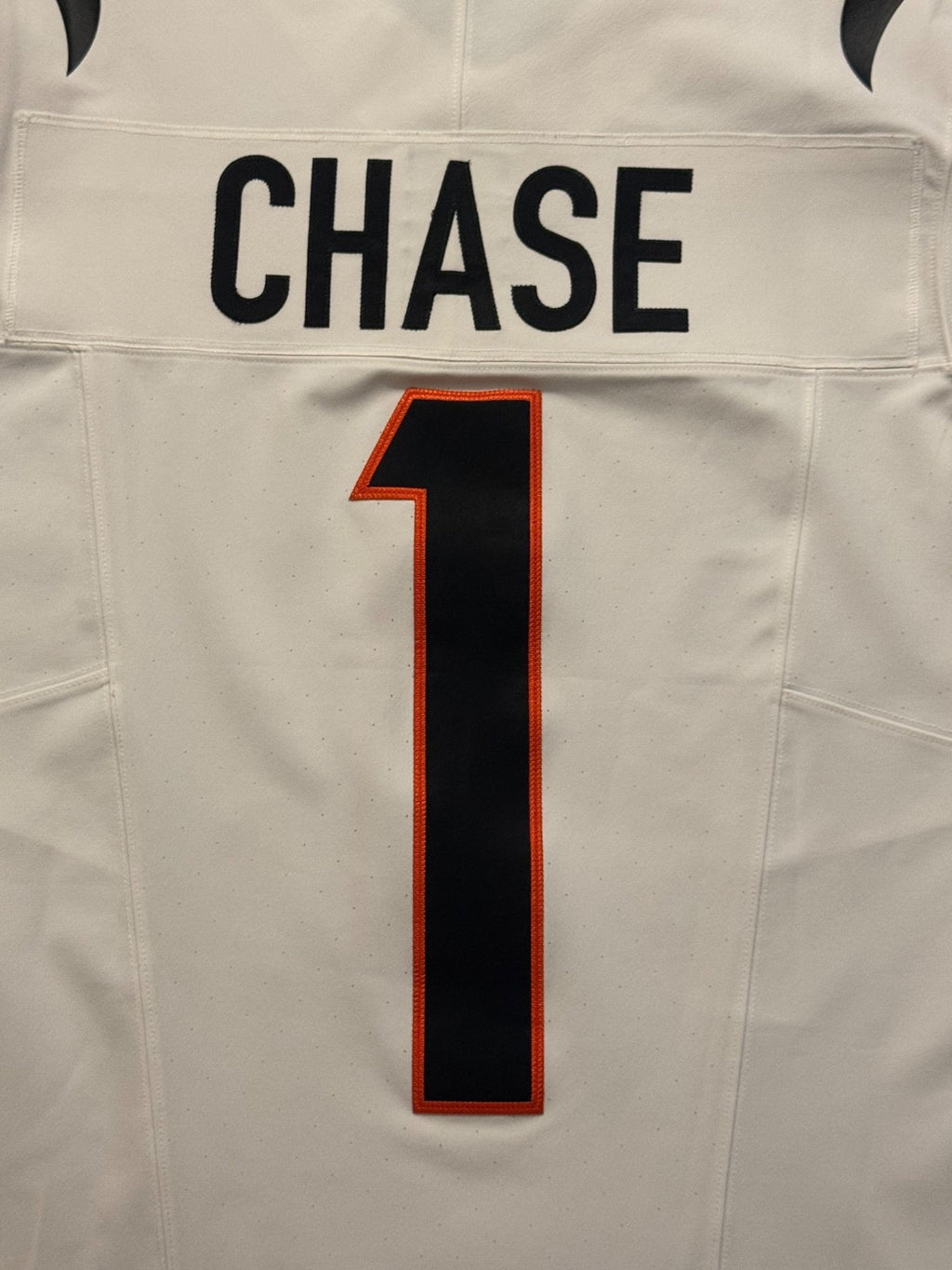 Ja'Marr Chase Cincinnati Bengals Jersey #1 Nike Vapor Fuse Elite White Size 40 (M) NFL