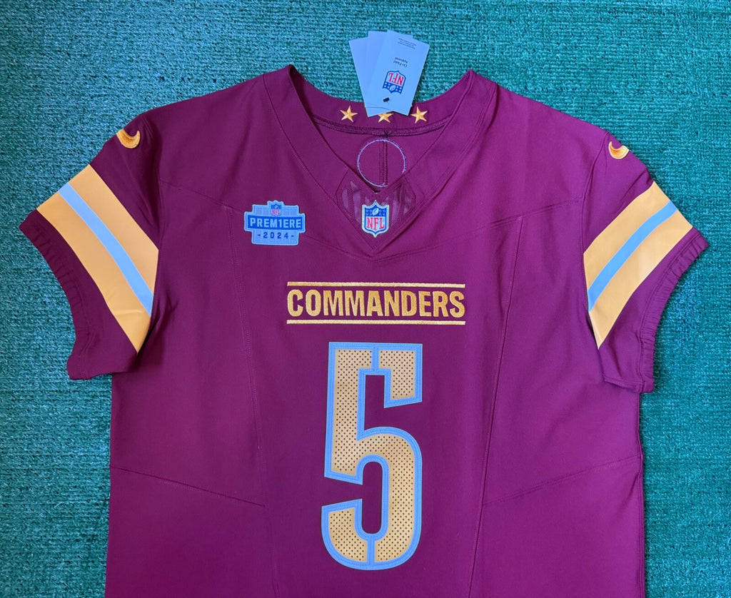 Jayden Daniels Washington Commanders Jersey #5 Nike Vapor Fuse Elite red size 48 (XL) NFL