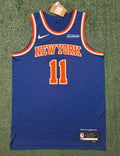 Jalen Brunson New York Knicks Jersey #11 Nike ADV Authentic Blue Size 48 (L) NBA