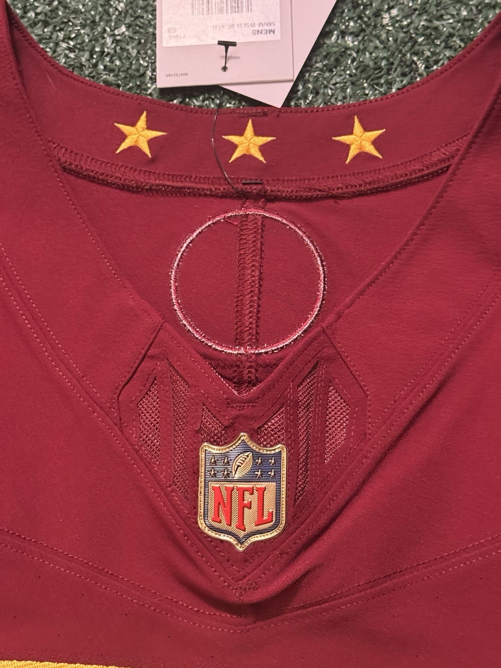 Jayden Daniels Washington Commanders Jersey #5 Nike Vapor Fuse Elite red size 48 (XL) NFL