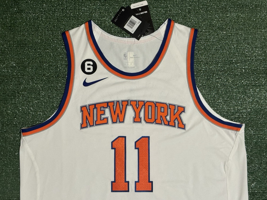 Jalen Brunson New York Knicks Jersey #11 Nike VaporKnit Authentic White Size 52 (XL) NBA