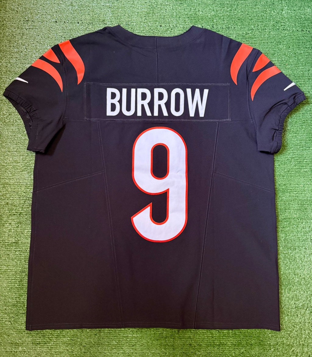 Joe Burrow Cincinnati Bengals Jersey #9 Nike Vapor FUSE Elite Black Size 48 (XL) NFL
