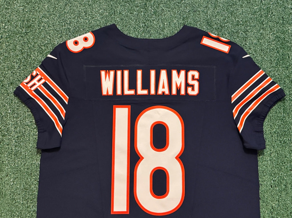 Caleb Williams Chicago Bears Jersey #18 Nike Vapor FUSE Elite Navy Size 48 (XL) NFL
