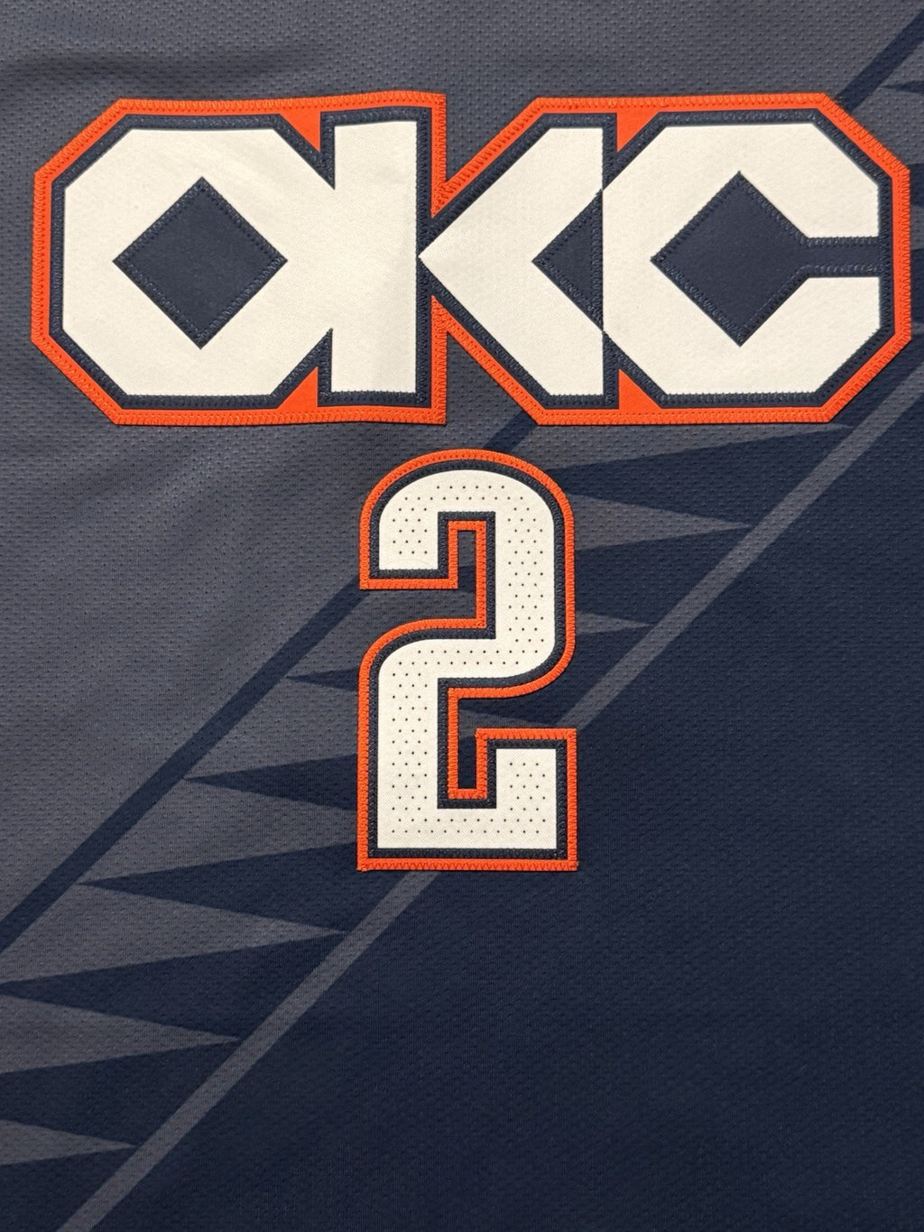 Shai Gilgeous-Alexander Oklahoma City Thunder Jersey #2 Nike ADV Authentic Blue Size 52 (XL) NBA
