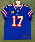 Josh Allen Buffalo Bills Jersey #17 Nike Vapor Fuse Elite Blue Size 44 (L) NFL
