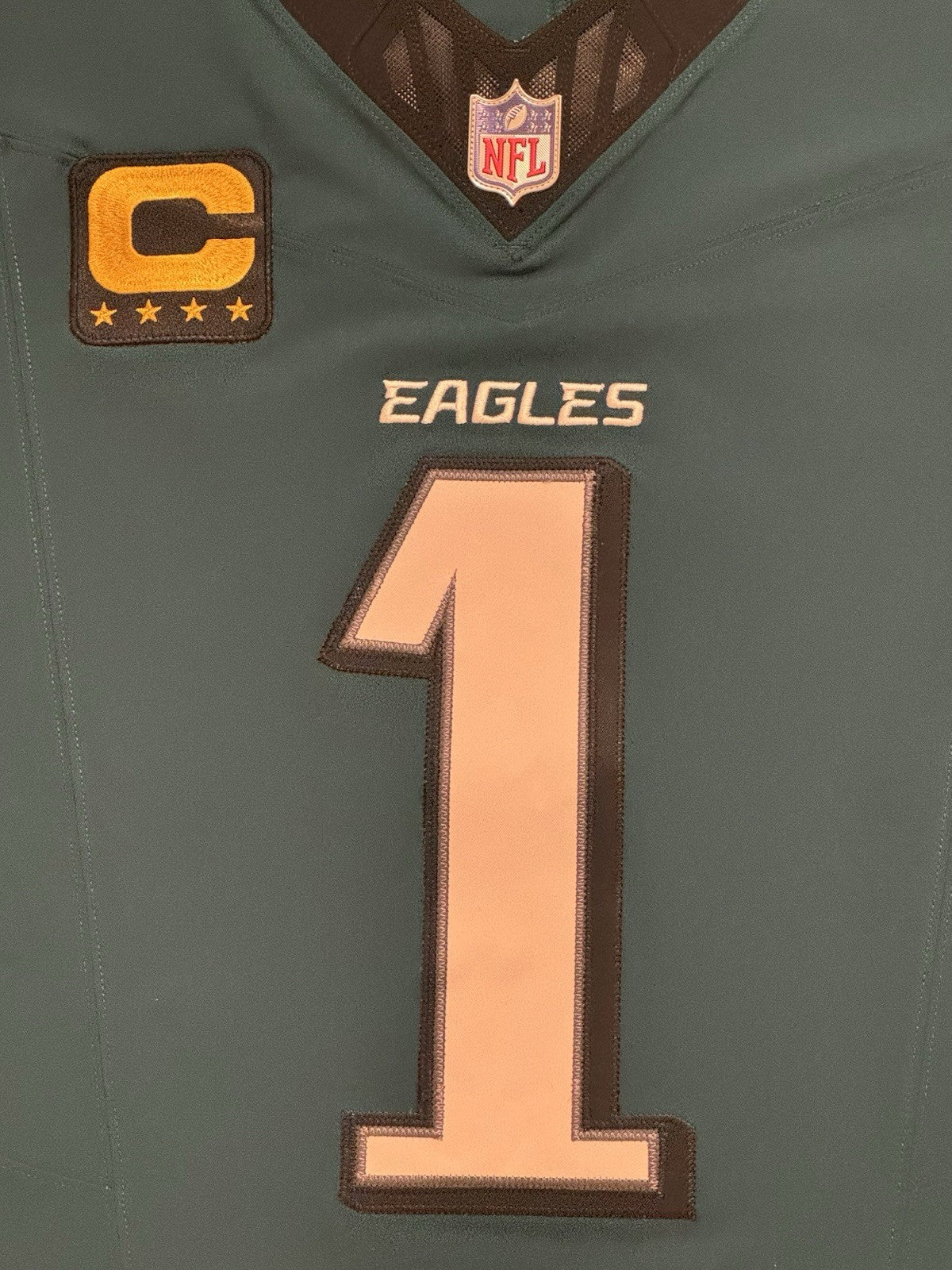 Jalen Hurts Philadelphia Eagles Jersey #1 Nike Vapor FUSE Elite Green size 48 (XL) NFL