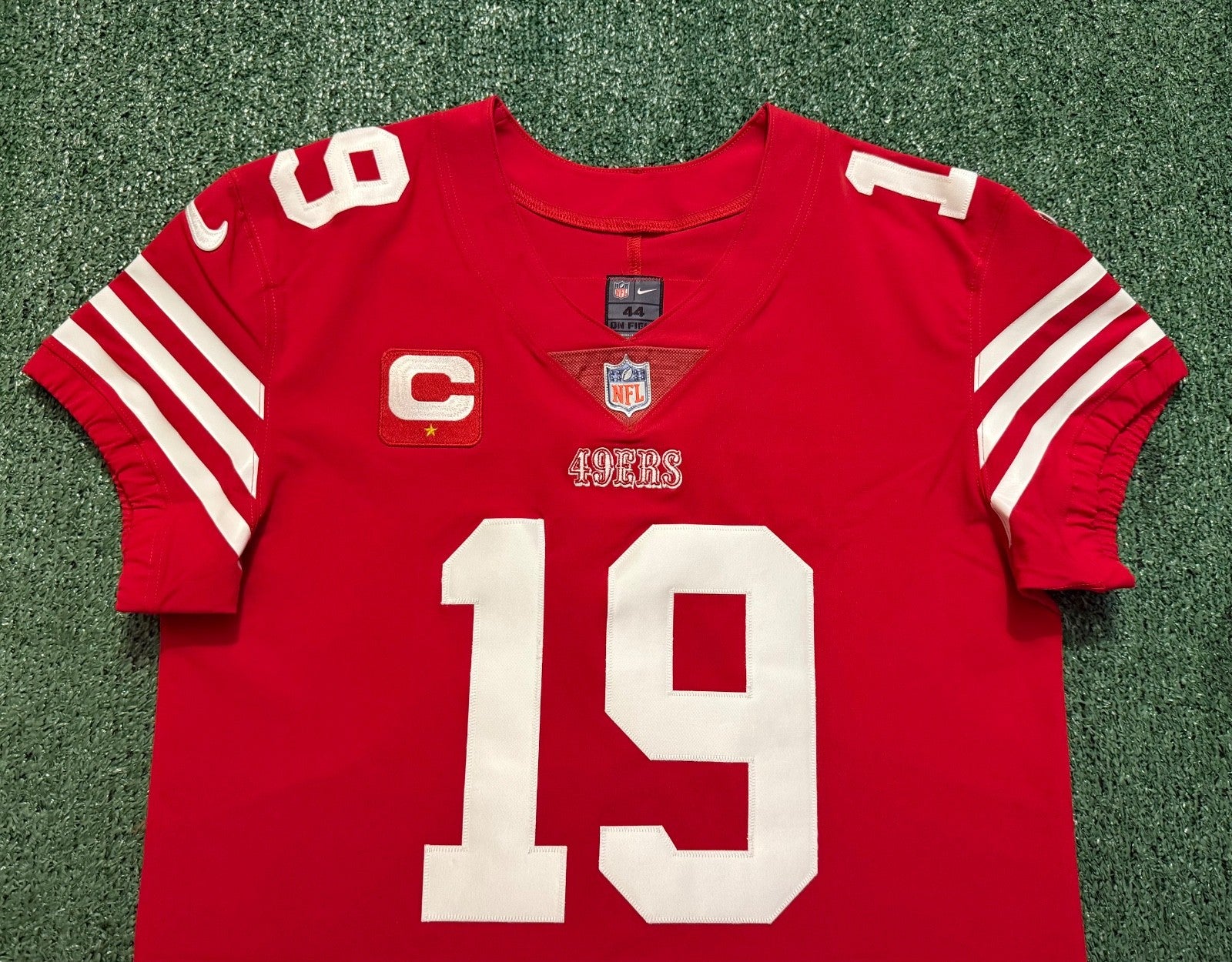Deebo Samuel San Francisco 49ers
Jersey #19 Nike Vapor Elite red
Size 44 (Large) NFL