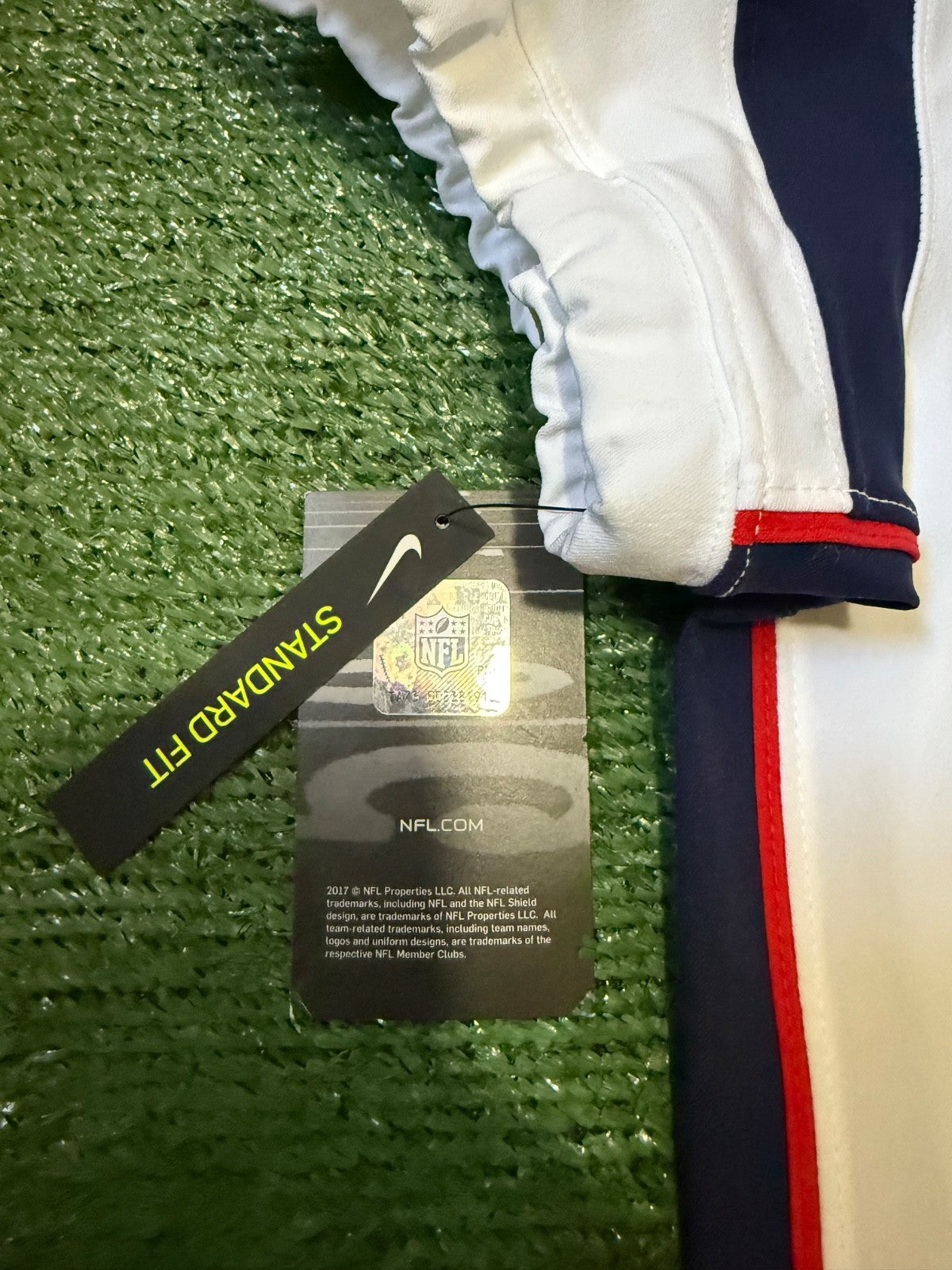 Tom Brady New England Patriots Jersey #12 Nike Vapor Elite White Size 44 (L) NFL