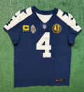 Dak Prescott Dallas Cowboys Jersey #4 Nike Vapor Fuse Elite Navy Size 44 (Large) NFL