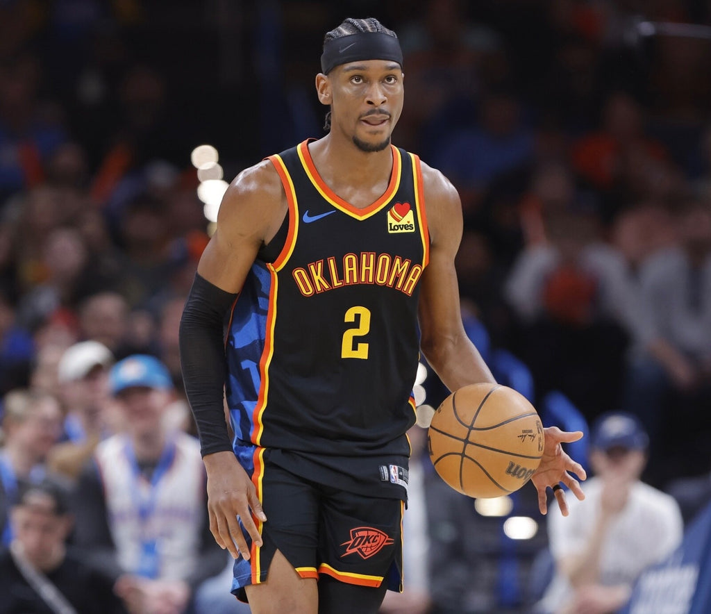 Shai Gilgeous-Alexander Oklahoma City Thunder Jersey #2 Nike ADV Authentic Black Size 44 (M) NBA