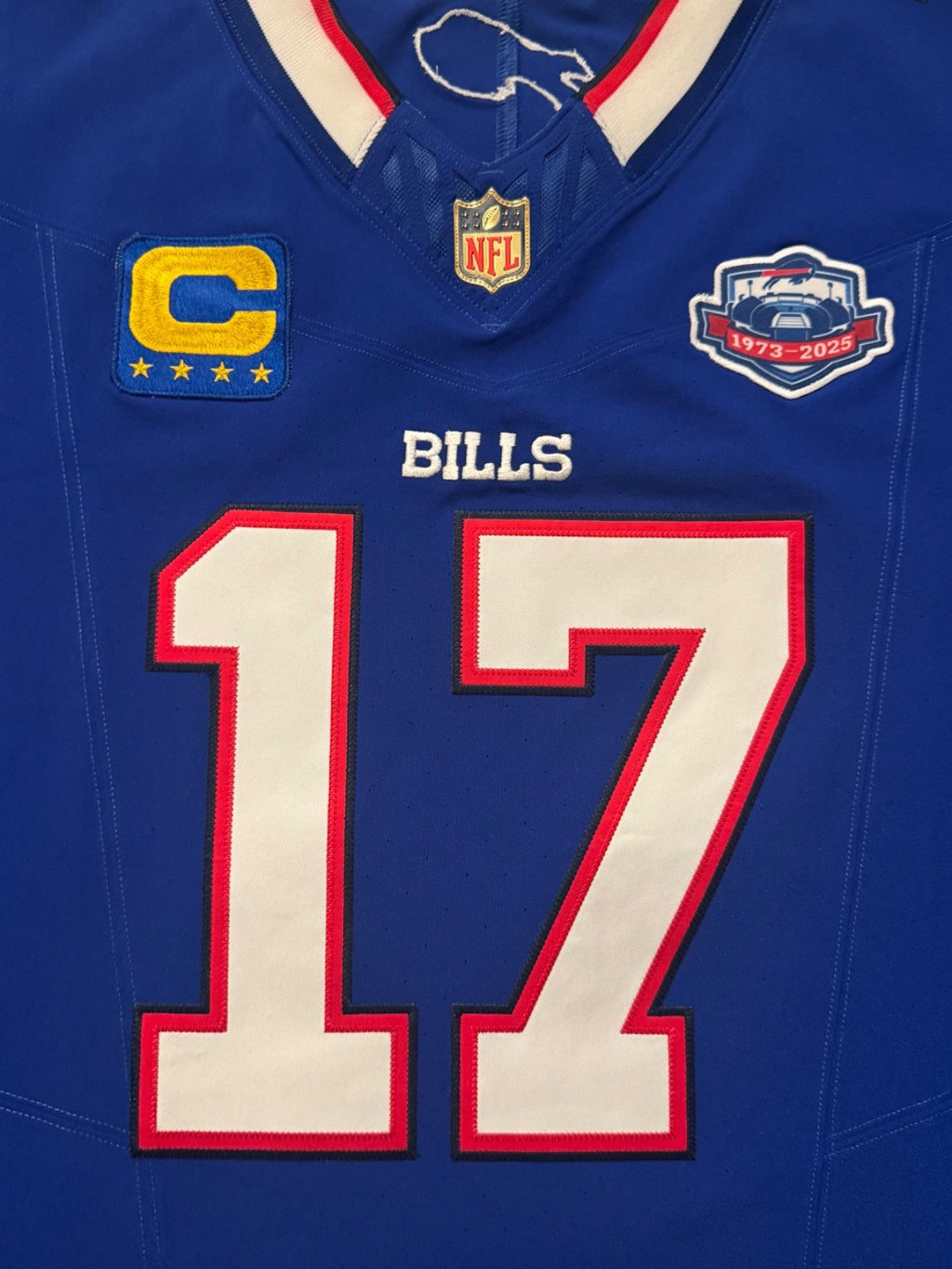 Josh Allen Buffalo Bills Jersey #17 Nike Vapor Fuse Elite Blue Size 48 (XL) NFL
