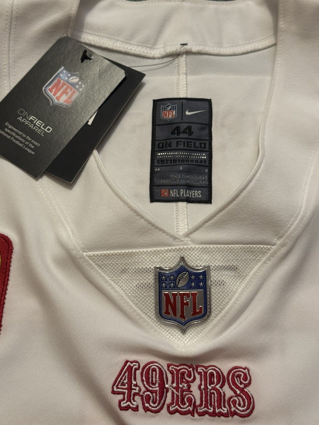 George Kittle San Francisco 49ers
Jersey #85 Nike Vapor Elite white
Size 44 (Large) NFL