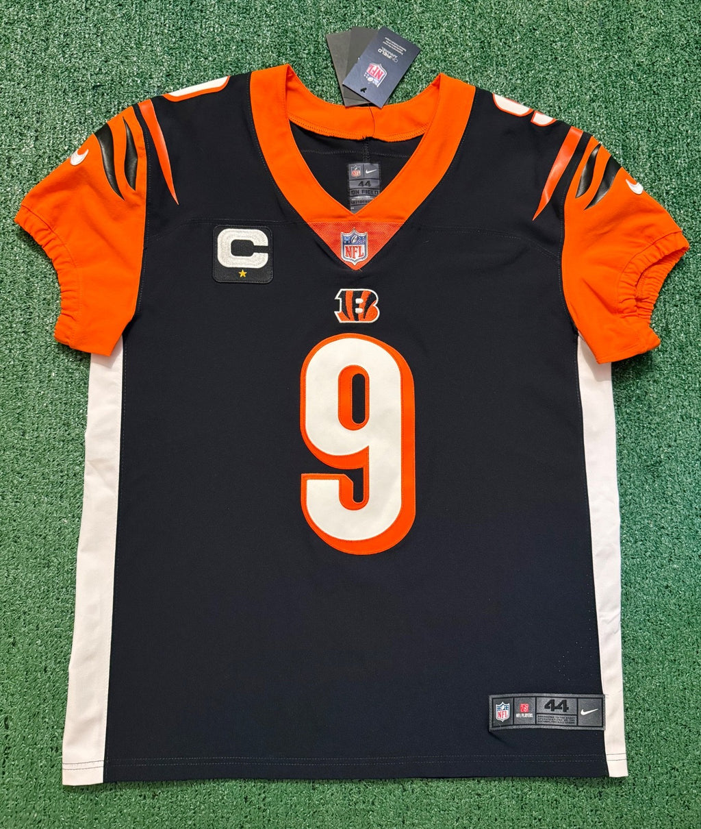 Joe Burrow Cincinnati Bengals Jersey #9 Nike Vapor Elite Black Size 44 (L) NFL