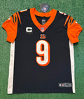 Joe Burrow Cincinnati Bengals Jersey #9 Nike Vapor Elite Black Size 44 (L) NFL