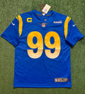 Aaron Donald Los Angeles Rams Jersey #99 Nike Vapor Limited Blue Size (Medium) NFL